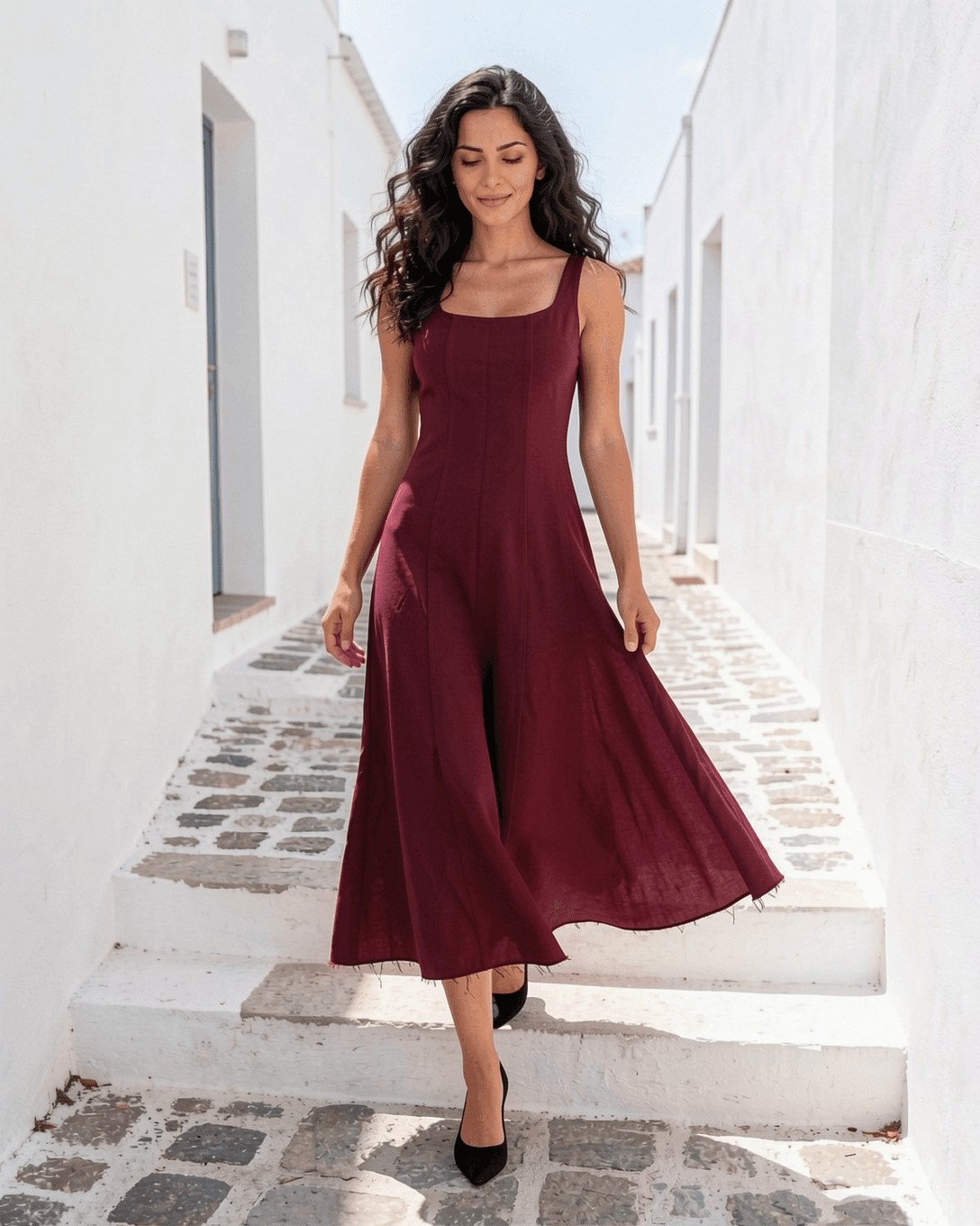 Bordo Elbise